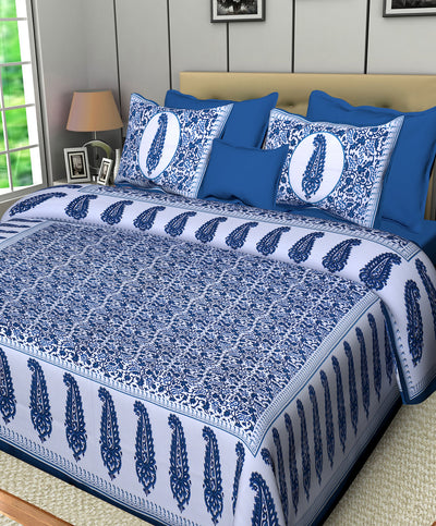Braise Premium | Full Size 84 x 92 in | Double Bedsheet with 2 Pillow Covers (ECO 08)