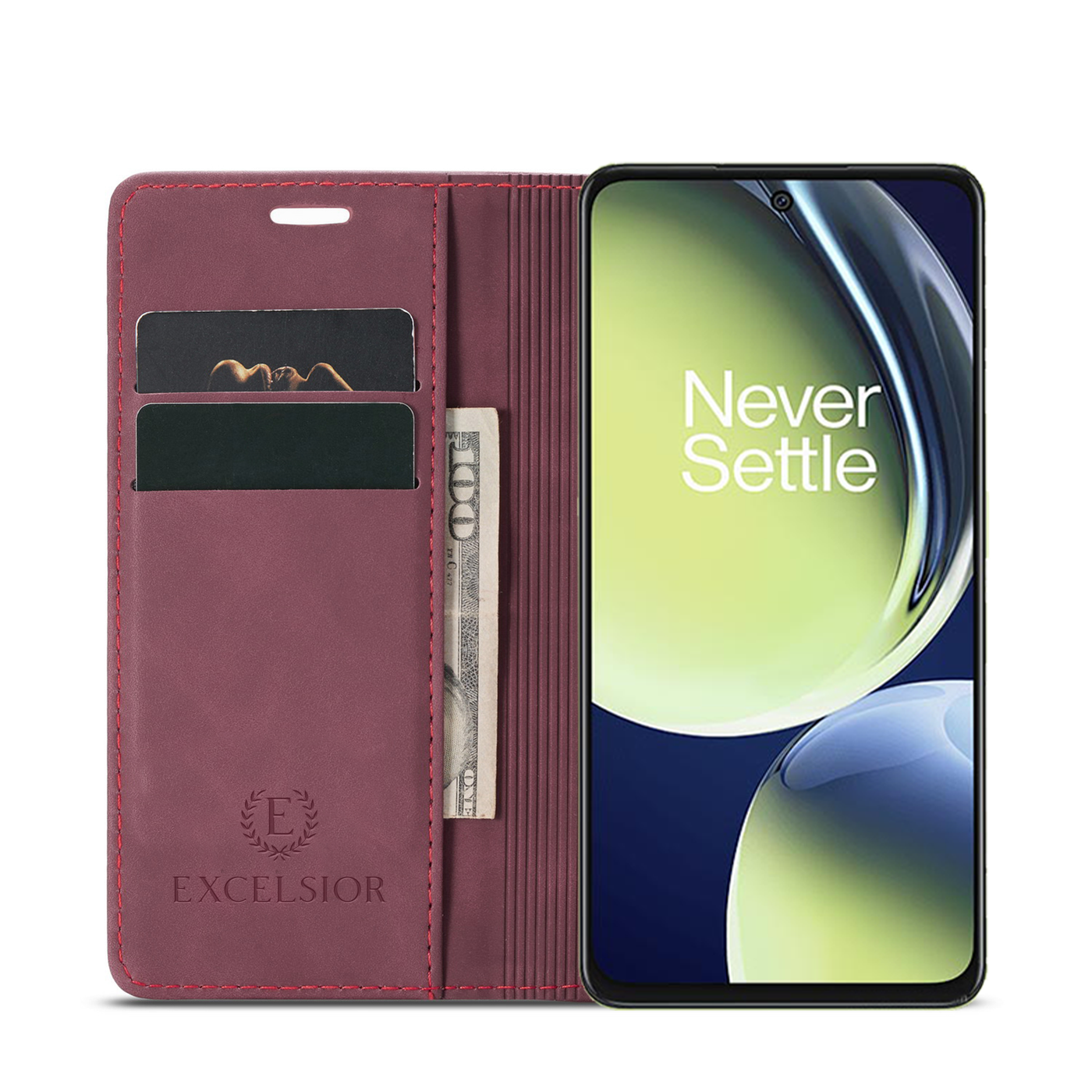 Oneplus Nord CE 3 Lite Premium Retro PU Leather Wallet flip Cover Case By Excelsior
