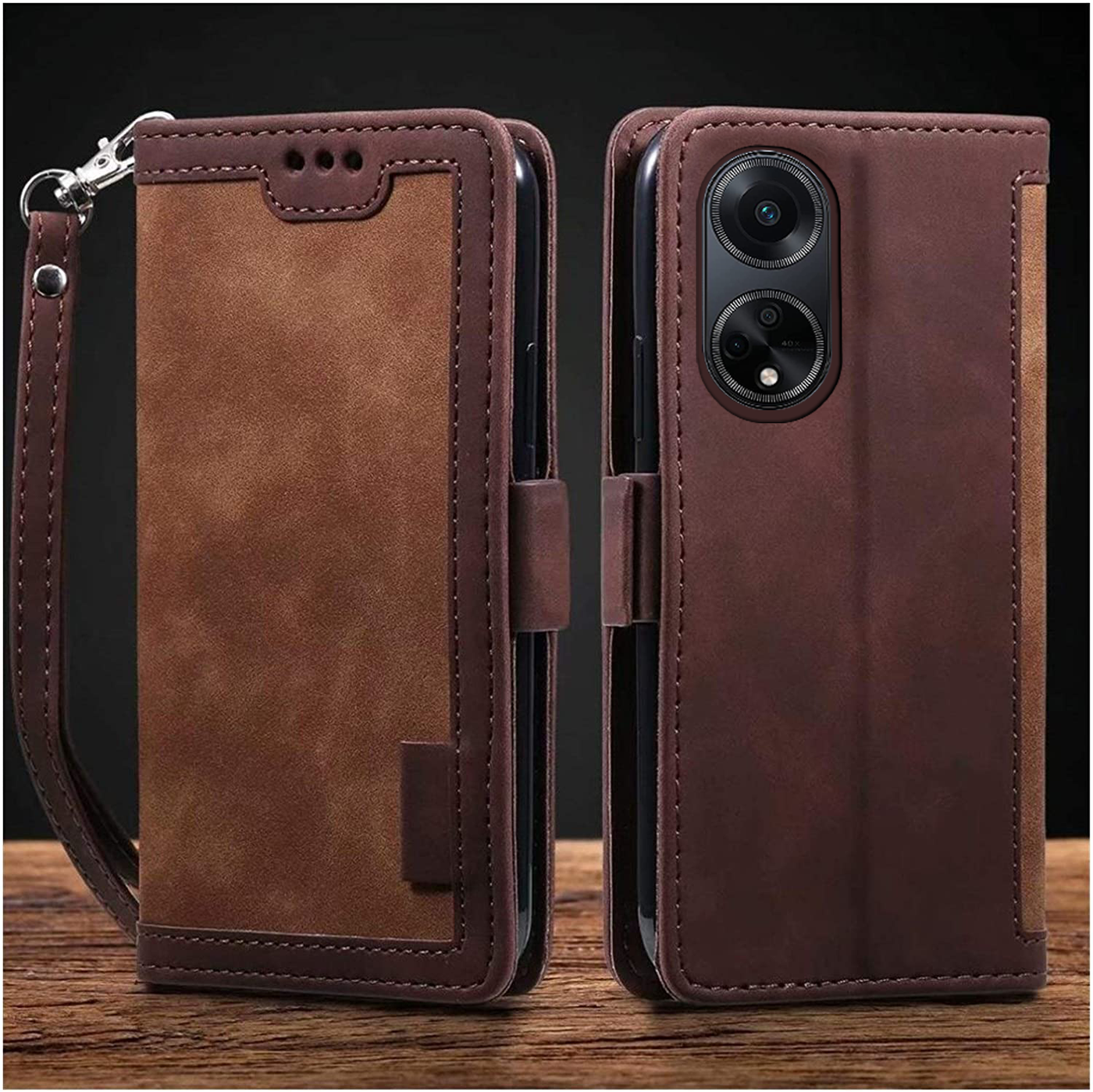 Oppo F23 5G Premium PU Leather Wallet flip Cover Case By Excelsior