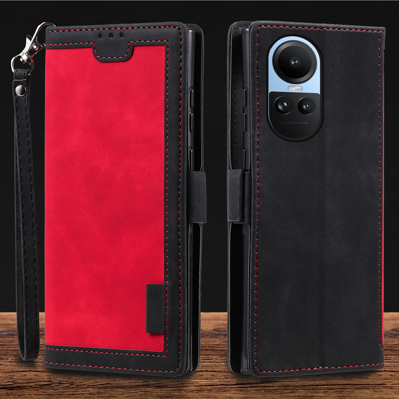 Oppo Reno 10 | Reno 10 Pro 5G Premium PU Leather Wallet flip Cover Case By Excelsior