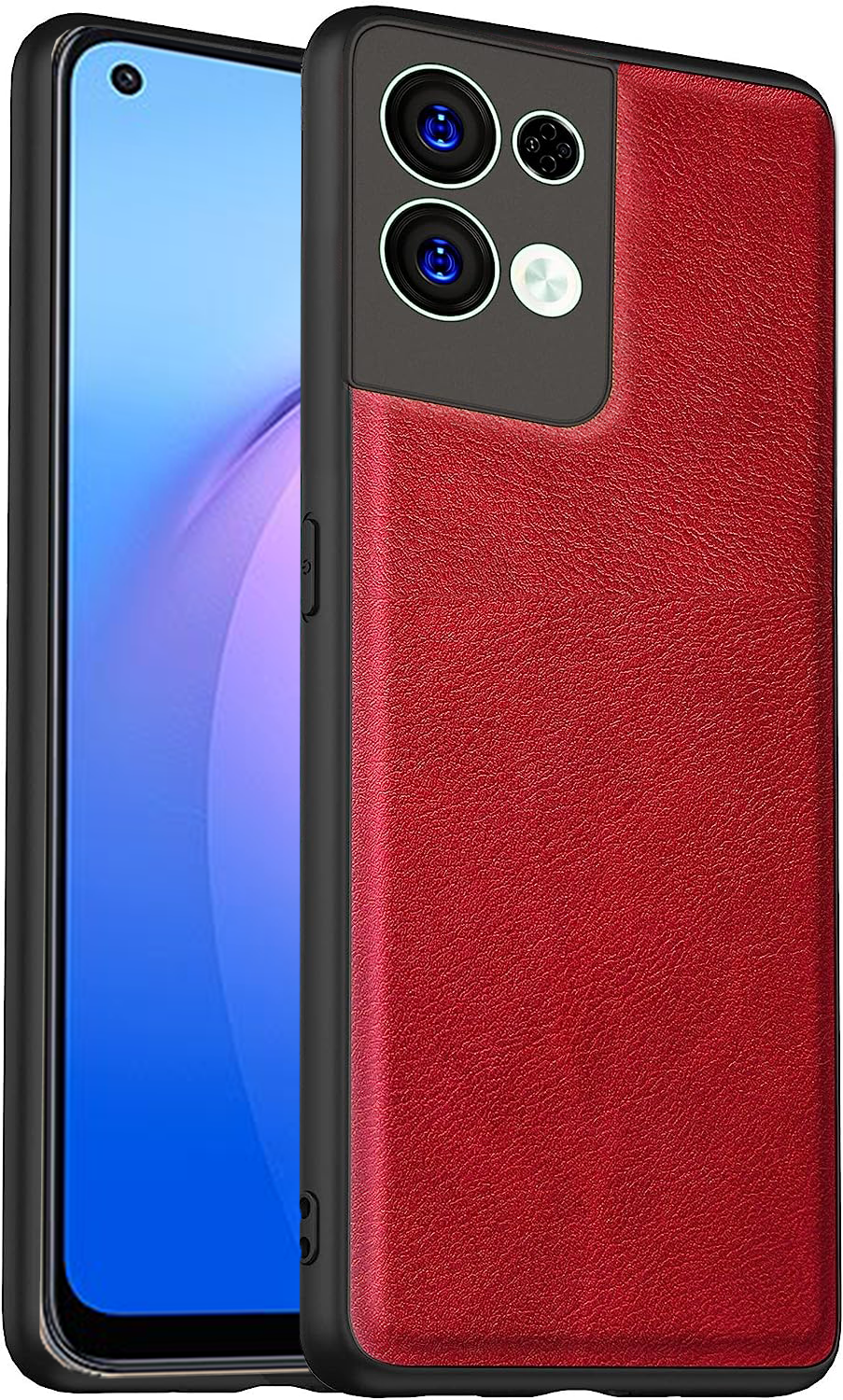 Excelsior Premium Vintage PU Leather Back Cover case For Oppo Reno 8 5G