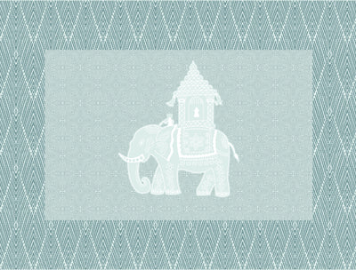 elephant design bedsheet