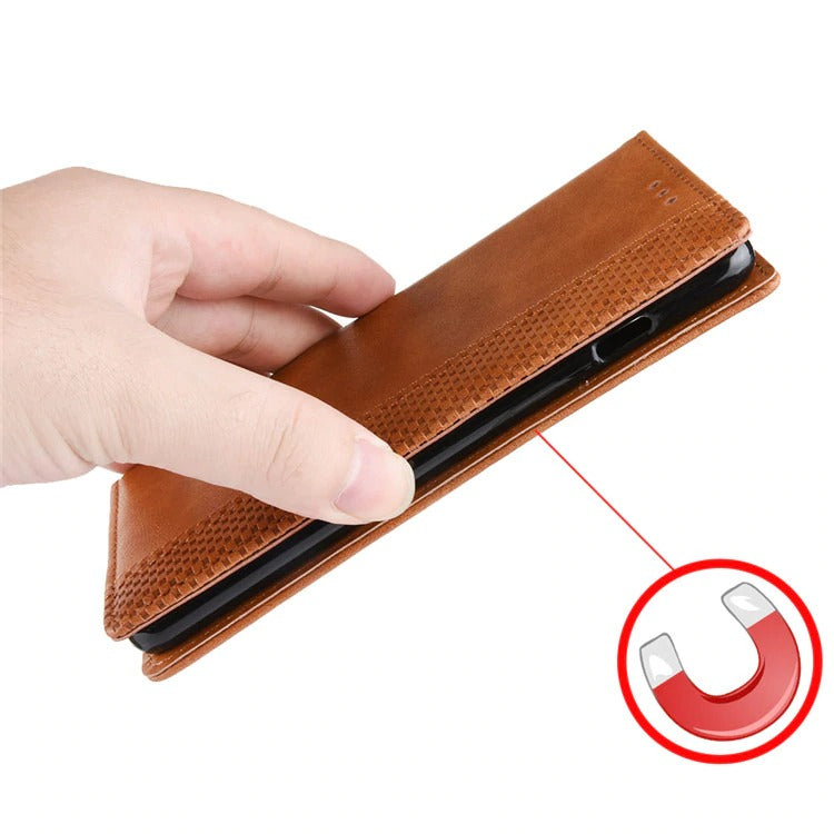 Excelsior Premium Leather Wallet Flip Cover Case For Moto G 5G