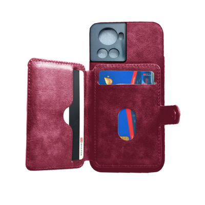 Excelsior Premium Card Holder | PU Leather Back Cover case for Oneplus 10R