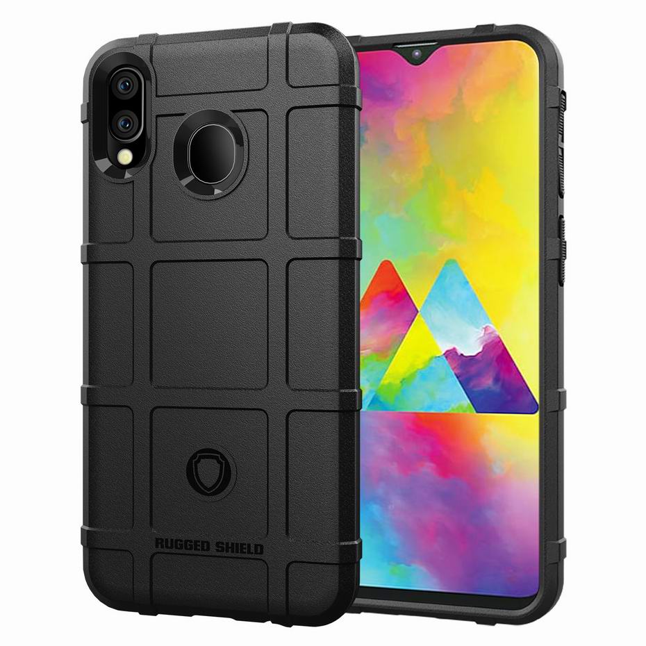 Samsung M20 Premium Armor Shockproof Back Case Cover By Excelsior