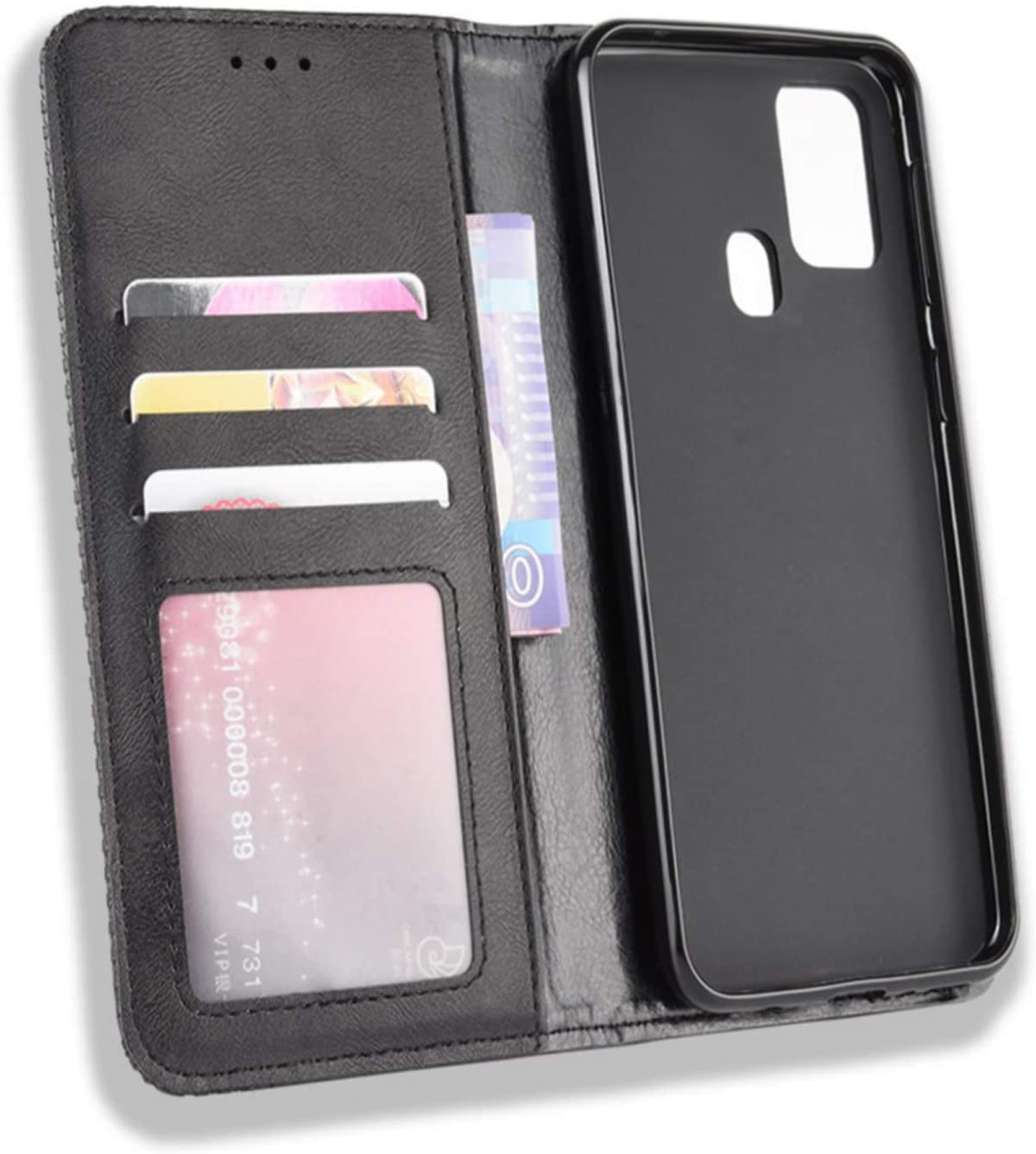 Samsung Galaxy M31 wallet flip cover case with soft tpu inner cover 