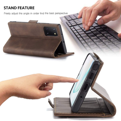 Samsung Galaxy Note 10 Lite Leather Wallet flip case cover with stand function