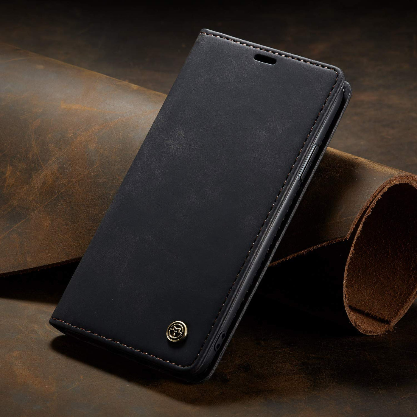 Apple iPhone SE 2020 black color wallet flip cover case By excelsior