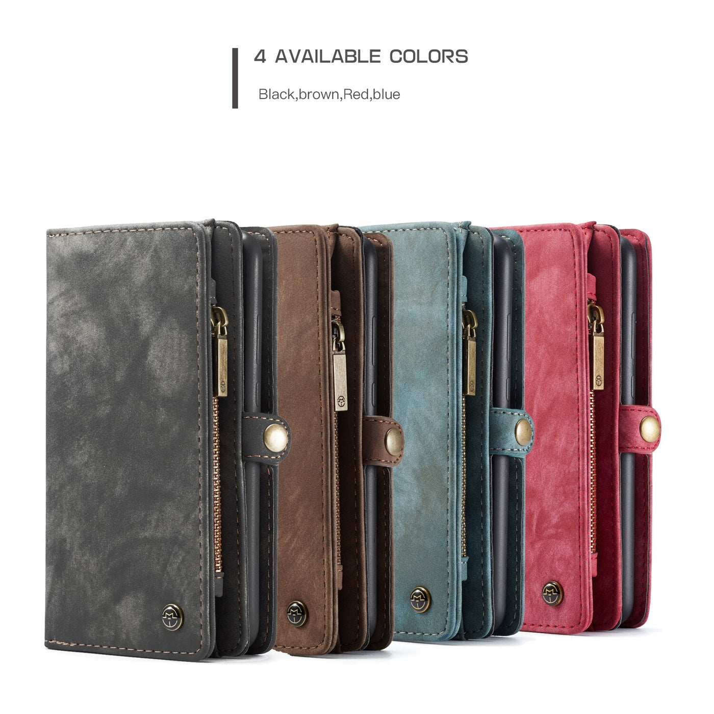 Multifunctional Wallet Covers With Detachable Back Covers