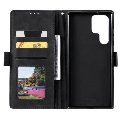 Samsung Galaxy S24 Ultra Premium PU Leather Wallet flip Cover Case By Excelsior