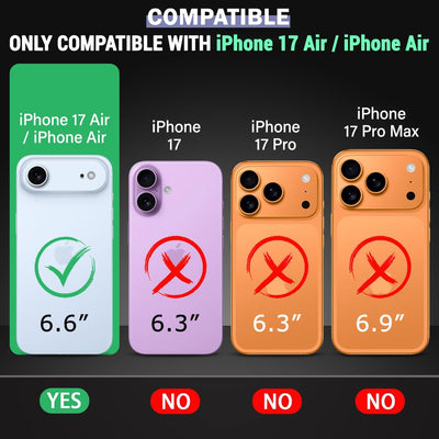 Apple iPhone 17 Air Premium PU Leather Wallet flip Cover Case By Excelsior