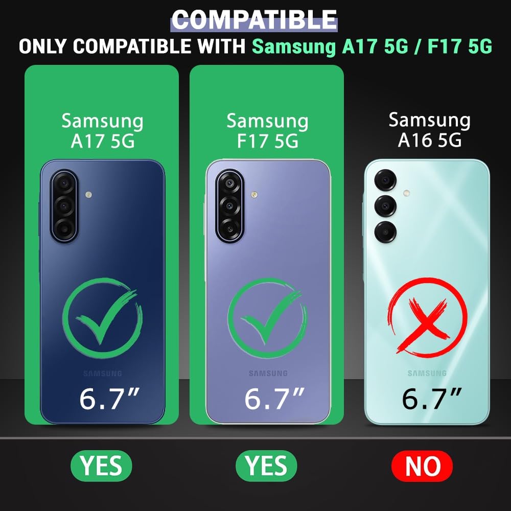 Samsung Galaxy A17 5G Premium PU Leather Wallet flip Cover Case By Excelsior