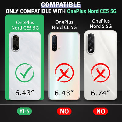 Oneplus Nord CE5 Premium PU Leather Wallet flip Cover Case By Excelsior