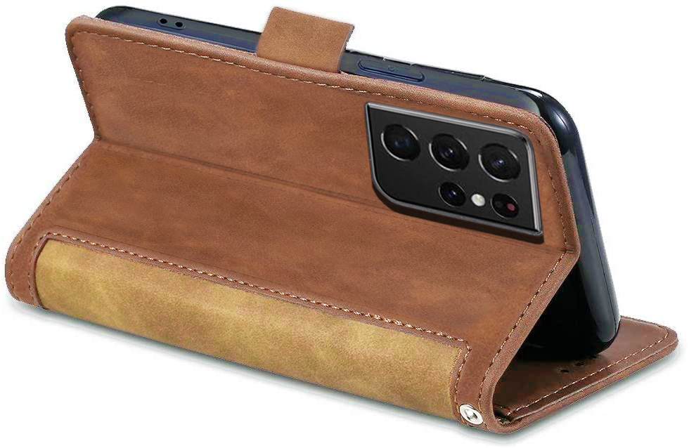 Samsung S21 Ultra Premium Leather Wallet Flip Case Cover By Excelsior