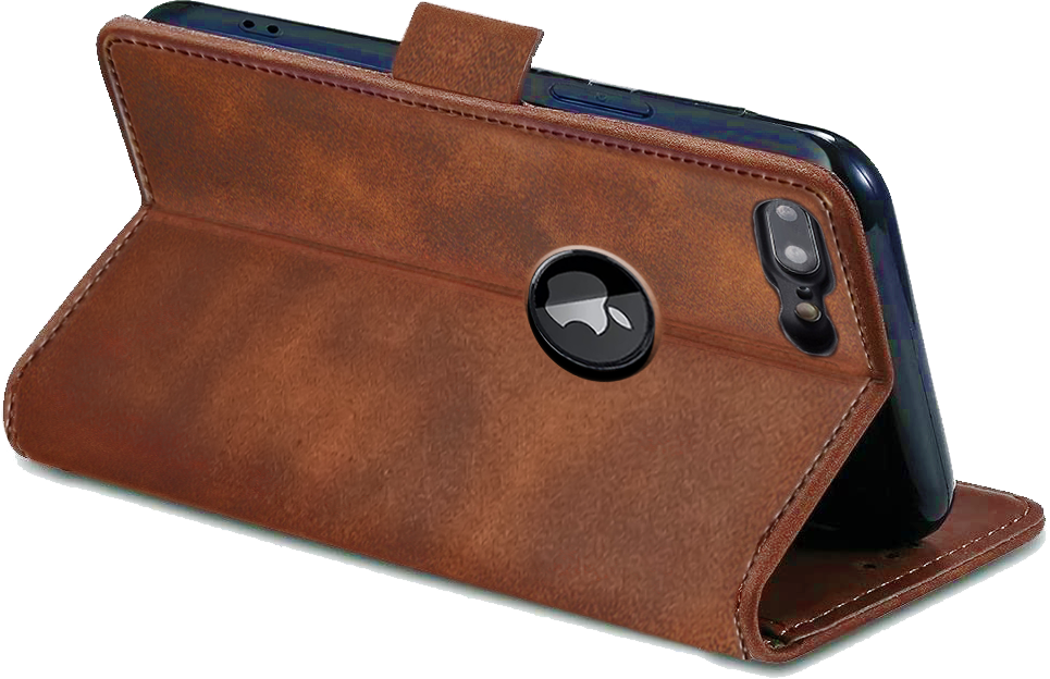 Apple iPhone Plus Plus Premium PU Leather Wallet flip Cover Case By  Excelsior