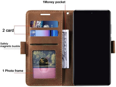 Samsung Galaxy S25 Plus Premium PU Leather Wallet flip Cover Case By Excelsior