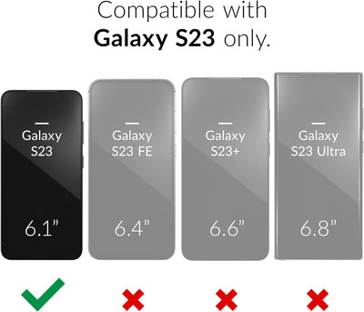 Samsung Galaxy S23 Premium PU Leather Wallet flip Cover Case By Excelsior