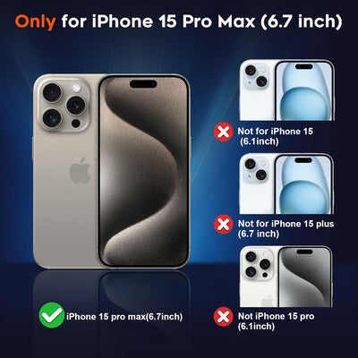 Apple iPhone 15 Pro Max Premium Retro PU Leather Wallet flip Cover Case By Excelsior