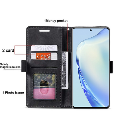 Excelsior Premium PU Leather Wallet flip Cover Case For Vivo V27 | Vivo V27 Pro 5G