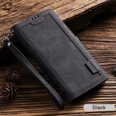 Samsung Galaxy S24 Ultra Premium PU Leather Wallet flip Cover Case By Excelsior