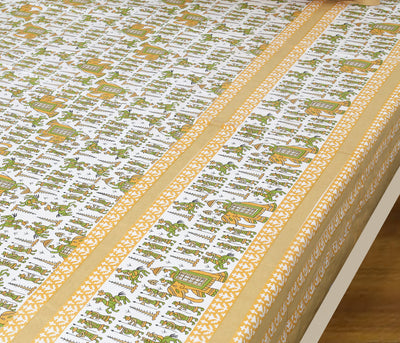 Braise Premium | Full Size 84 x 92 in | Double Bedsheet with 2 Pillow Covers (ECO 05)