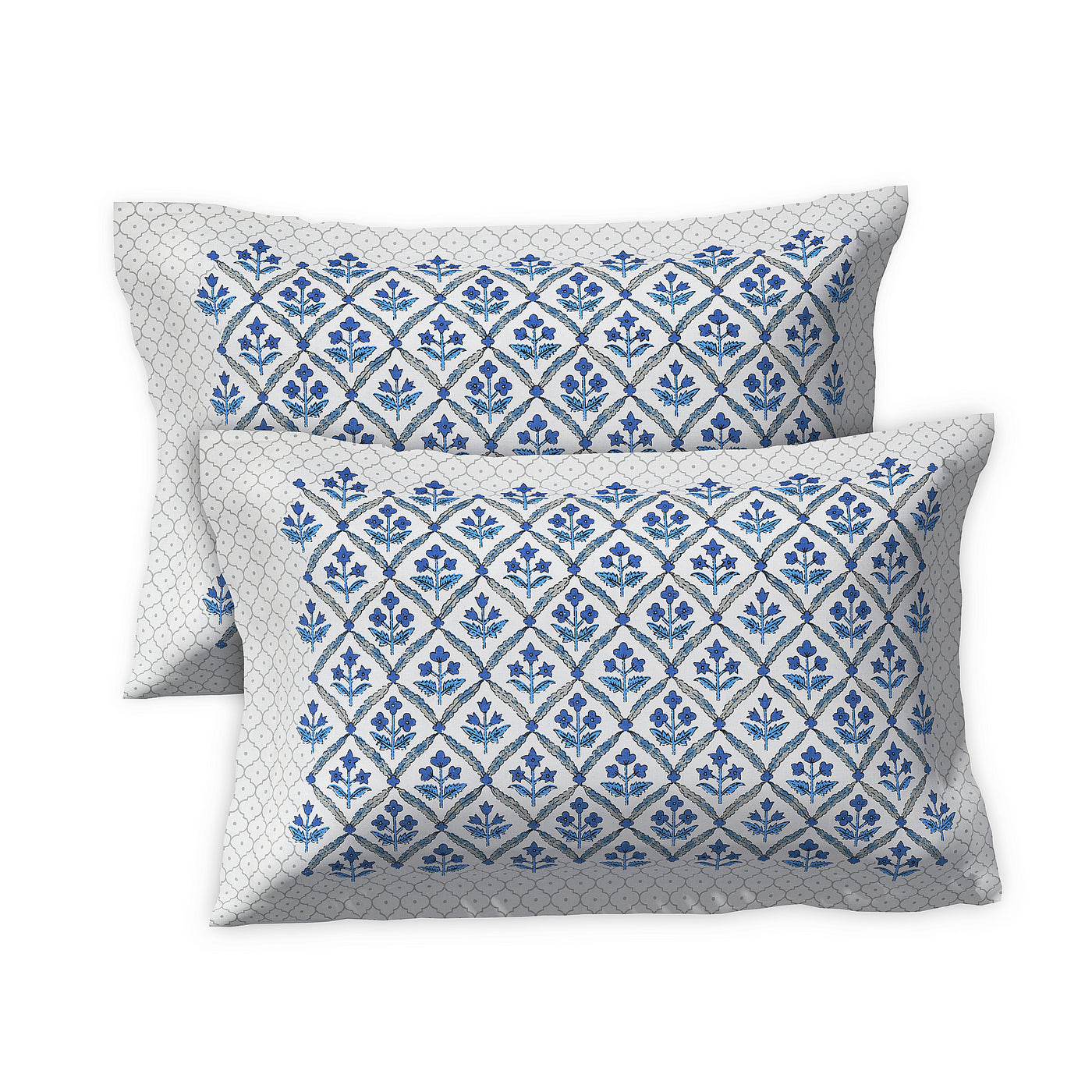 Braise Premium | Full Size 87 x 104 in | 100% Pure Cotton | Double Bedsheet with 2 Pillow Covers (PKC 09)