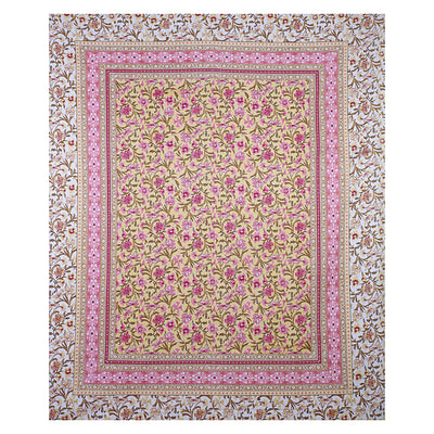 Braise Premium | Full Size 87 x 104 in | 100% Pure Cotton | Double Bedsheet with 2 Pillow Covers (PKC 02)
