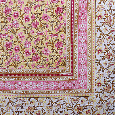 Braise Premium | Full Size 87 x 104 in | 100% Pure Cotton | Double Bedsheet with 2 Pillow Covers (PKC 02)