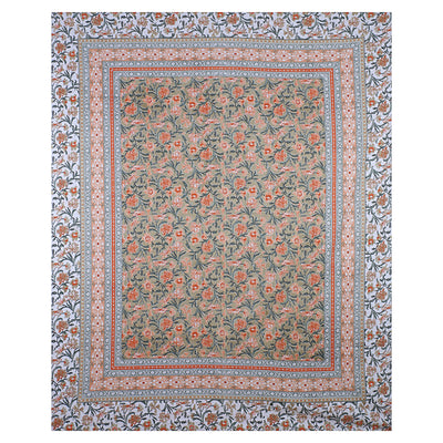 Braise Premium | Full Size 87 x 104 in | 100% Pure Cotton | Double Bedsheet with 2 Pillow Covers (PKC 02)