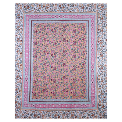 Braise Premium | Full Size 87 x 104 in | 100% Pure Cotton | Double Bedsheet with 2 Pillow Covers (PKC 02)