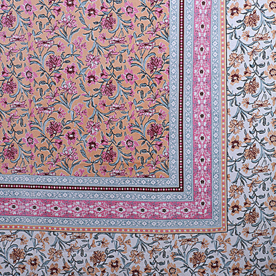 Braise Premium | Full Size 87 x 104 in | 100% Pure Cotton | Double Bedsheet with 2 Pillow Covers (PKC 02)