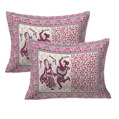 Braise Premium | Full Size 87 x 104 in | 100% Pure Cotton | Double Bedsheet with 2 Pillow Covers (PKC 03)