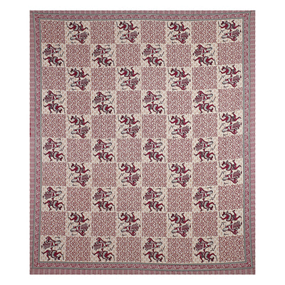 Braise Premium | Full Size 87 x 104 in | 100% Pure Cotton | Double Bedsheet with 2 Pillow Covers (PKC 03)