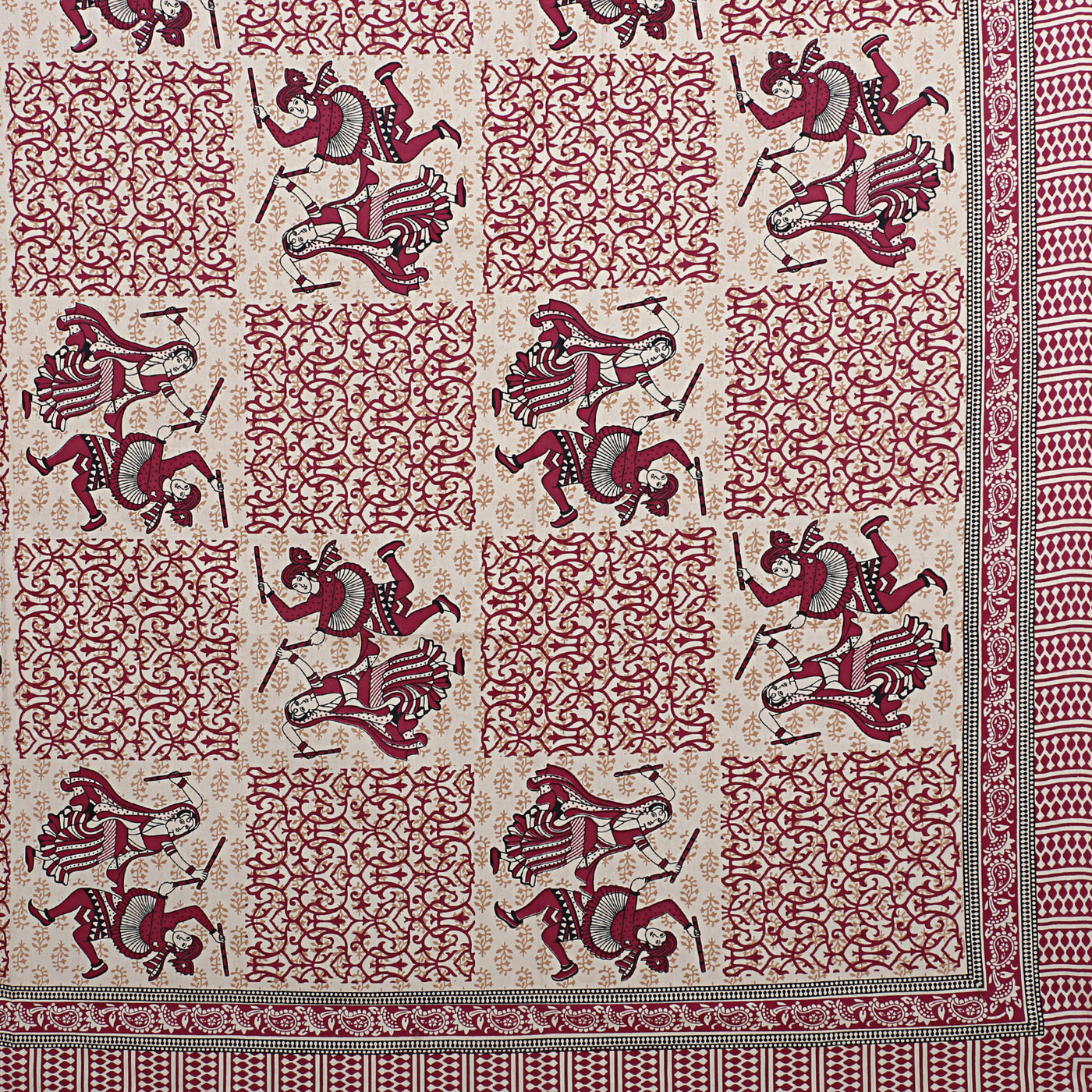 Braise Premium | Full Size 87 x 104 in | 100% Pure Cotton | Double Bedsheet with 2 Pillow Covers (PKC 03)