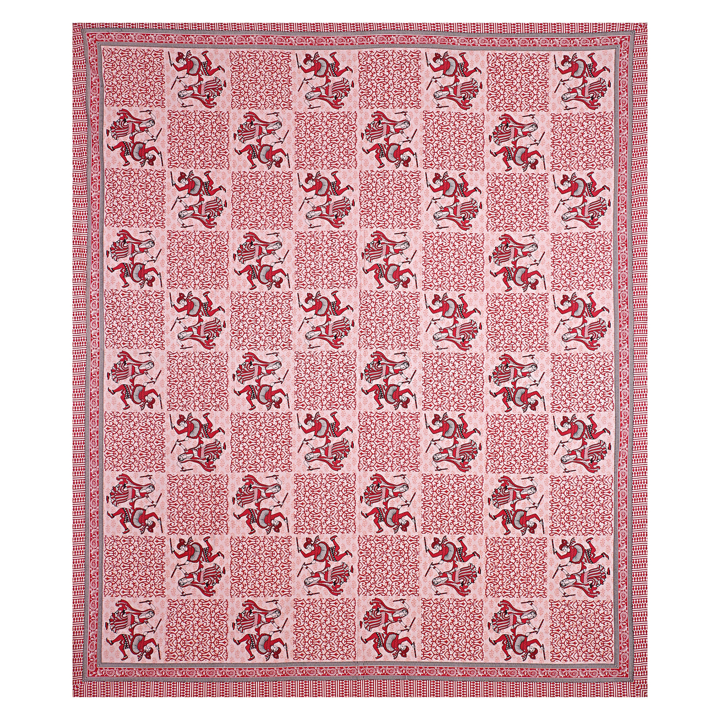 Braise Premium | Full Size 87 x 104 in | 100% Pure Cotton | Double Bedsheet with 2 Pillow Covers (PKC 03)