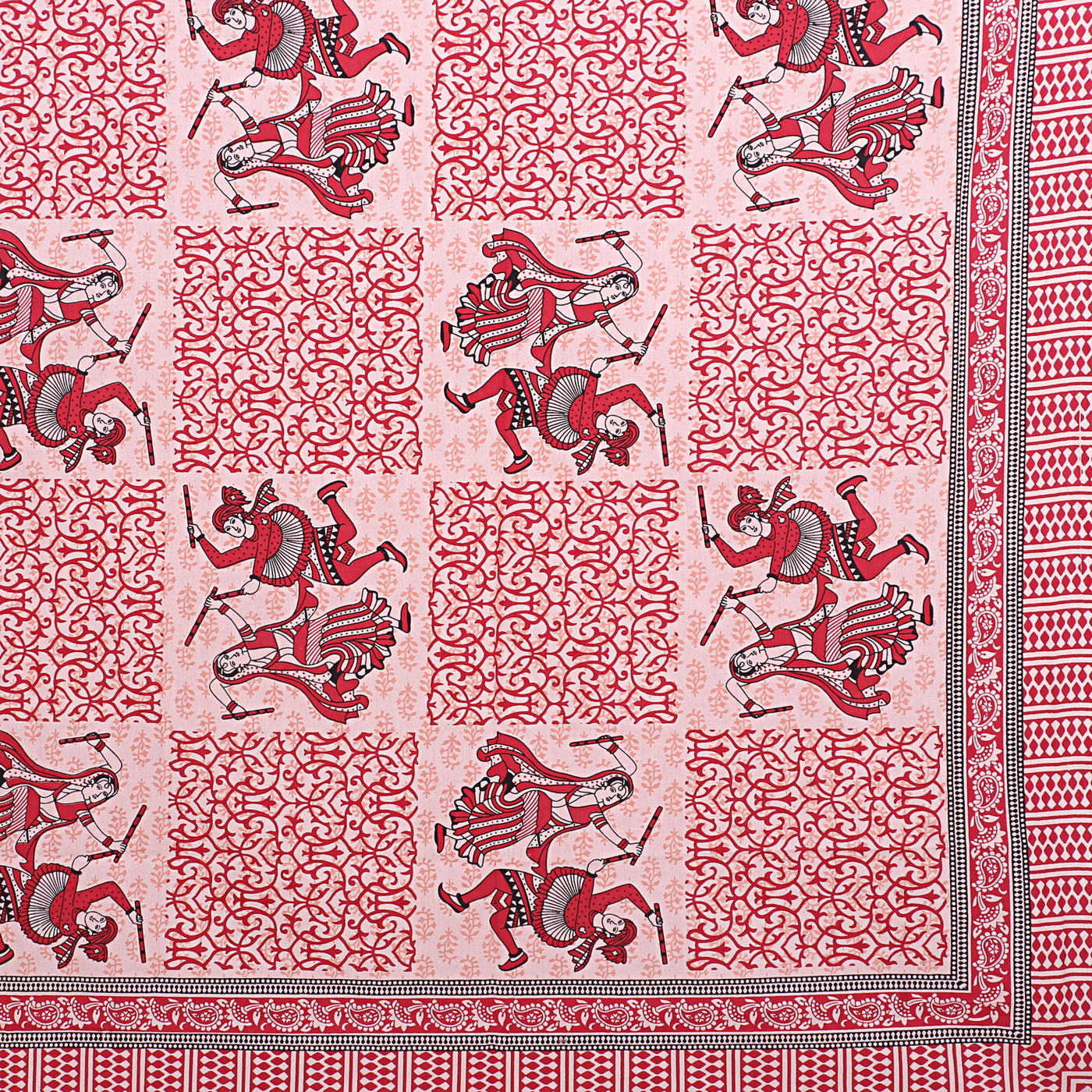 Braise Premium | Full Size 87 x 104 in | 100% Pure Cotton | Double Bedsheet with 2 Pillow Covers (PKC 03)