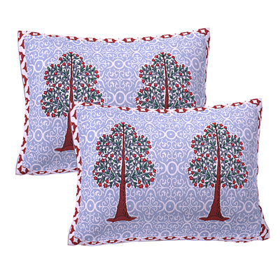 Braise Premium | Full Size 87 x 104 in | 100% Pure Cotton | Double Bedsheet with 2 Pillow Covers (PKC 16)