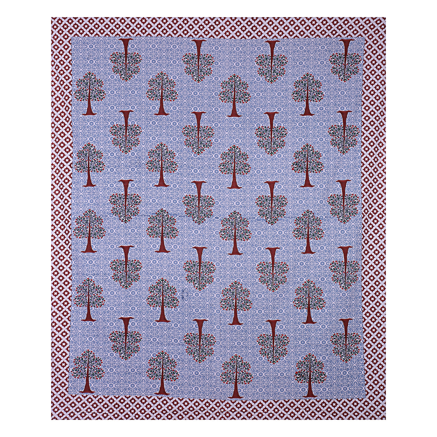 Braise Premium | Full Size 87 x 104 in | 100% Pure Cotton | Double Bedsheet with 2 Pillow Covers (PKC 16)