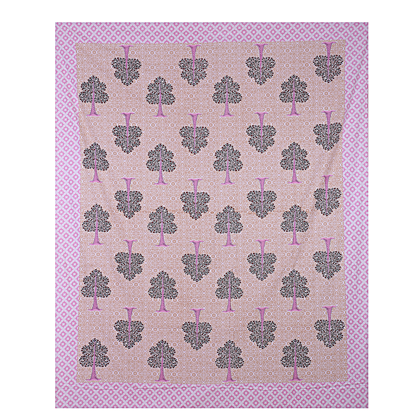 Braise Premium | Full Size 87 x 104 in | 100% Pure Cotton | Double Bedsheet with 2 Pillow Covers (PKC 16)
