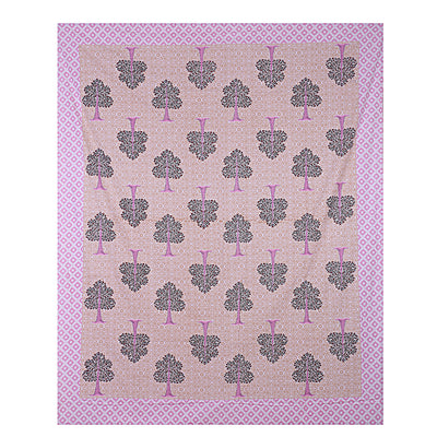 Braise Premium | Full Size 87 x 104 in | 100% Pure Cotton | Double Bedsheet with 2 Pillow Covers (PKC 16)