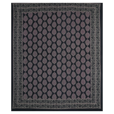 Wanderlust Premium | Full Size 93 x 108 in | 100% Pure Cotton | Double Bedsheet with 2 Pillow Covers (PKC04)