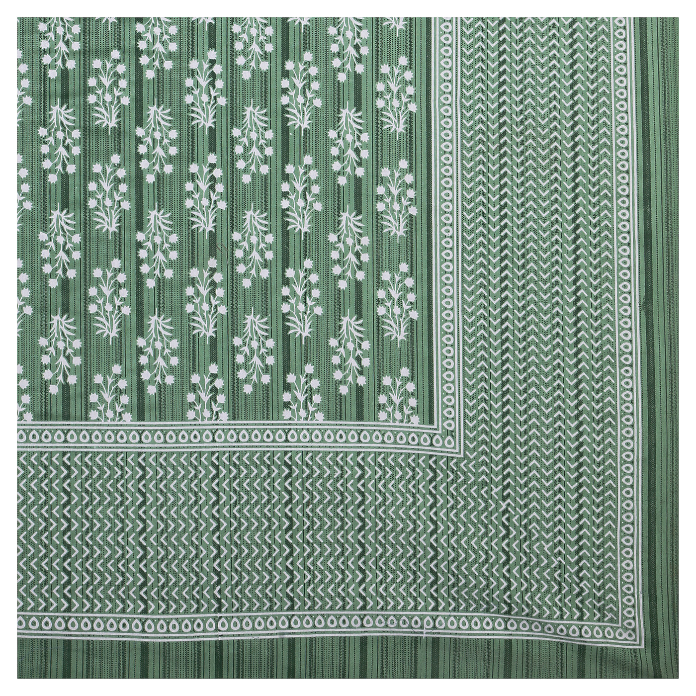 Braise Premium | Full Size 87 x 104 in | 100% Pure Cotton | Double Bedsheet with 2 Pillow Covers (PKC 10)