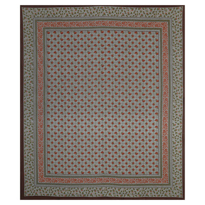 Braise Premium | Full Size 87 x 104 in | 100% Pure Cotton | Double Bedsheet with 2 Pillow Covers (PKC 07)