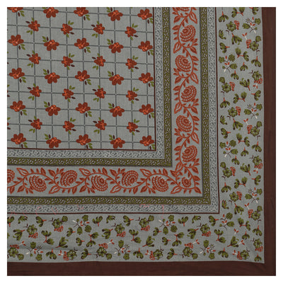 Braise Premium | Full Size 87 x 104 in | 100% Pure Cotton | Double Bedsheet with 2 Pillow Covers (PKC 07)