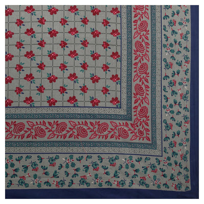 Braise Premium | Full Size 87 x 104 in | 100% Pure Cotton | Double Bedsheet with 2 Pillow Covers (PKC 07)