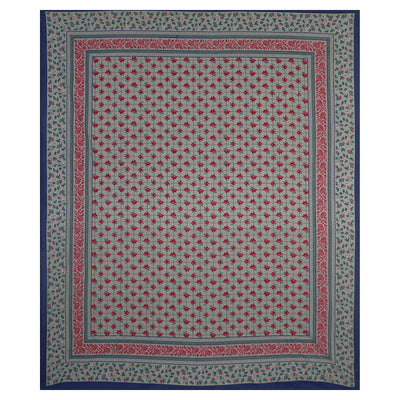 Braise Premium | Full Size 87 x 104 in | 100% Pure Cotton | Double Bedsheet with 2 Pillow Covers (PKC 07)