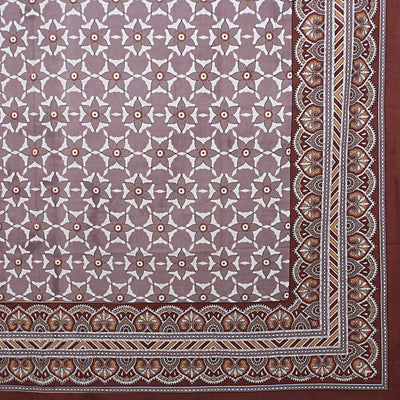 Braise Premium | Full Size 87 x 104 in | 100% Pure Cotton | Double Bedsheet with 2 Pillow Covers (PKC 05)