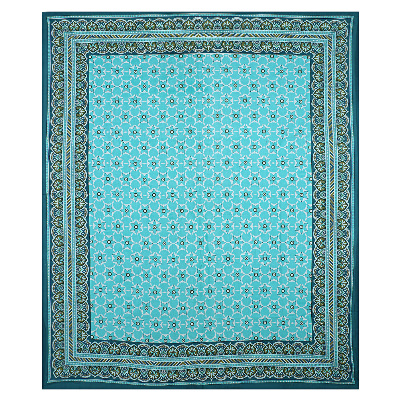 Braise Premium | Full Size 87 x 104 in | 100% Pure Cotton | Double Bedsheet with 2 Pillow Covers (PKC 05)