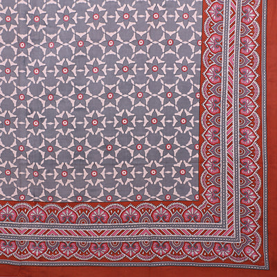 Braise Premium | Full Size 87 x 104 in | 100% Pure Cotton | Double Bedsheet with 2 Pillow Covers (PKC 05)