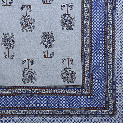Braise Premium | Full Size 87 x 104 in | 100% Pure Cotton | Double Bedsheet with 2 Pillow Covers (PKC 08)